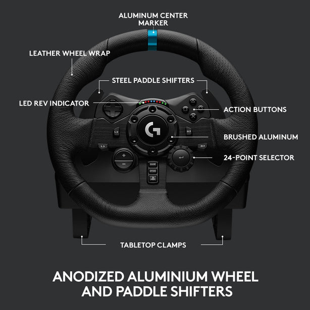 Logitech G923 Trueforce Racing Wheel For Playstation And PC