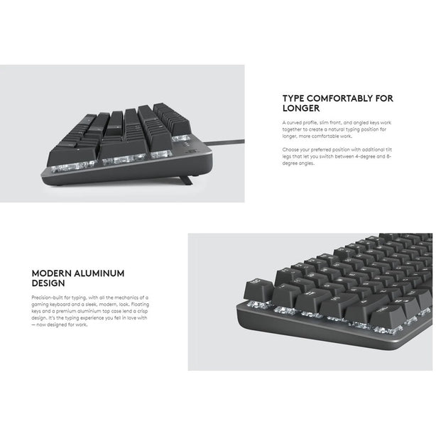 Logitech K845 Mechanical Illuminated Brown Switch Keyboard