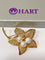 HART Five-Petals Three-Pearls Gold Silver Floral Pin Brooch Series