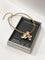 HART Gold Enamel Painted 3-Petals White Pearl Choker