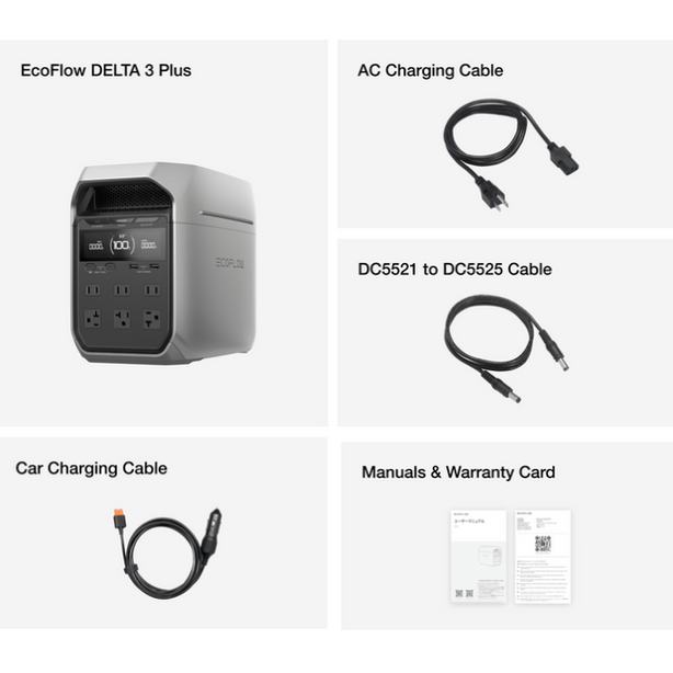 EcoFlow Delta 3 Plus Portable Power Station