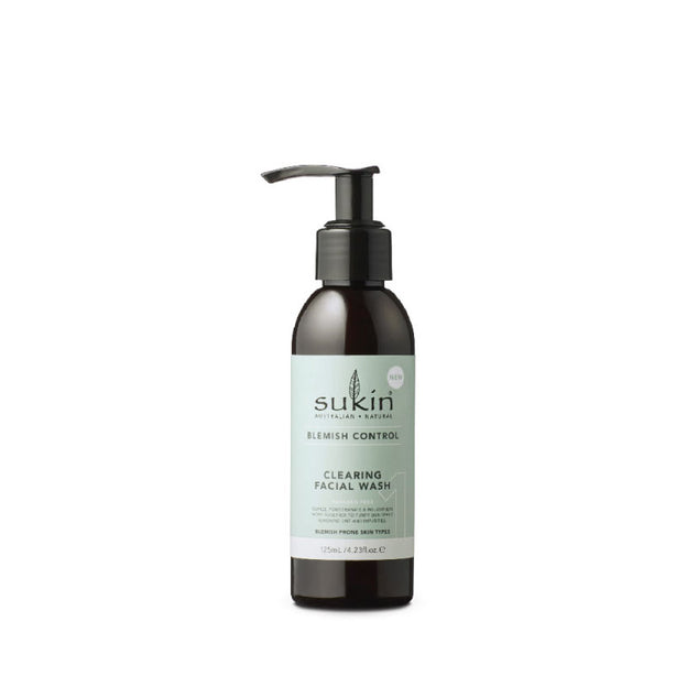 Sukin Blemish Control Clearing Facial Wash 125ml
