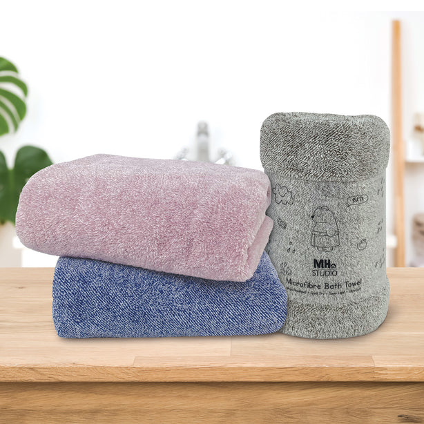 Milton Home Studio Microfibre Bath Towel, Hiden