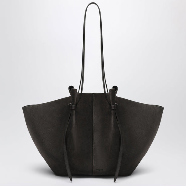 Large Mochi Bag Ganache Suede