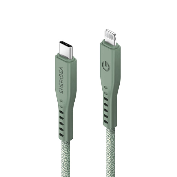 ENERGEA Flow USB type C to Lightning Cable 1.5m with Magnetic Cable Tie
