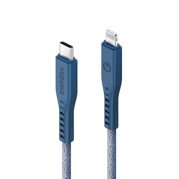 ENERGEA Flow USB type C to Lightning Cable 1.5m with Magnetic Cable Tie