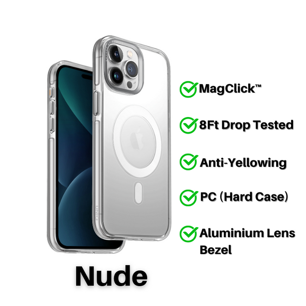 UNIQ Calio Hybrid Magclick Charging For iPhone 15 Phone Case