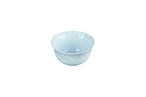 Le Creuset Frill Bowl 360ml with Gold Decal