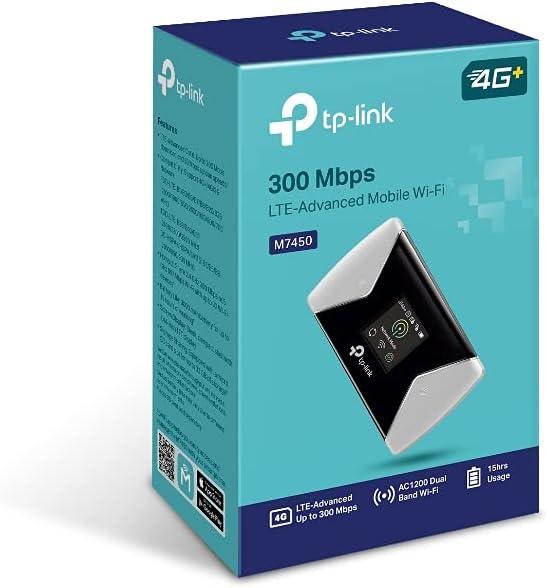 Tp-Link M7450 300Mbps 4G-Lte Mobile Wifi W/Screen