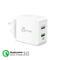 J5Create 2-Port USB 30W Charger W/ QC3.0