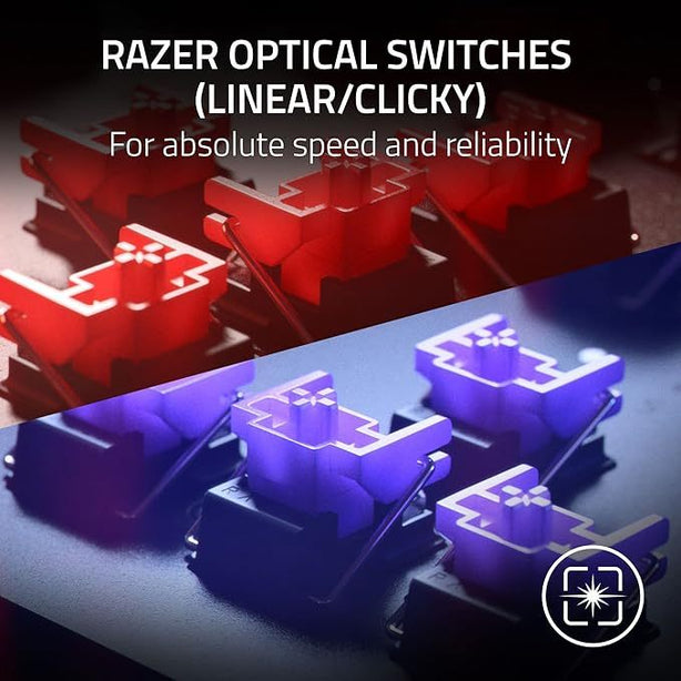 Razer Huntsman V2 - Optical Gaming Keyboard - Pubg: Battlegrounds Edition (Linear Optical Switch) - World Packaging