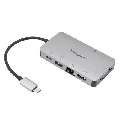 Targus Usb-C 4K Hdmi/Vga Docking Station With 100W Power Delivery Usb-C, Alt-Mode