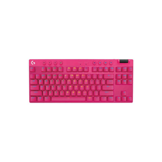Logitech Pro X Tkl Lightspeed Gaming Keyboard Magenta (Gx-Brown)