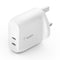 Belkin Dual Usb-C Pd Wall Charger 40W