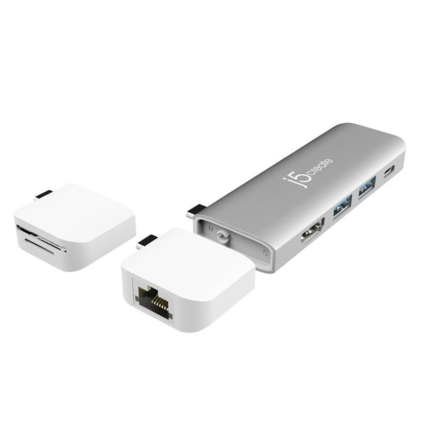 J5Create Ultradrive Kit USB Type-C Modular Dock 8 In 1