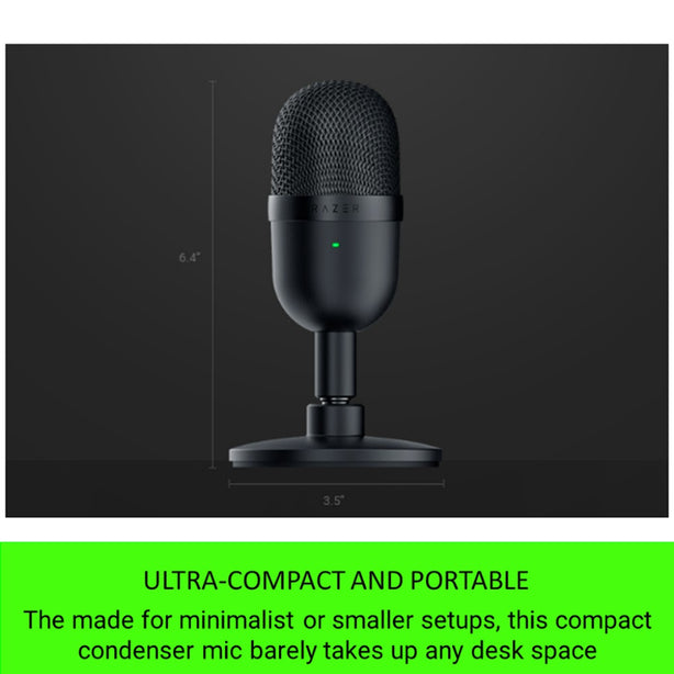 Razer Seiren Mini - Ultra Compact Condenser Microphone