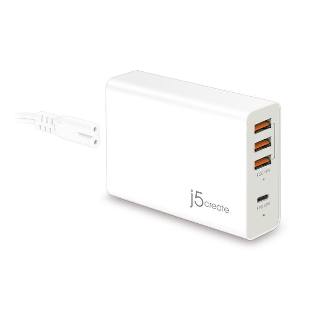 J5Create 4-P Supercharger Power-D And Quick Charge