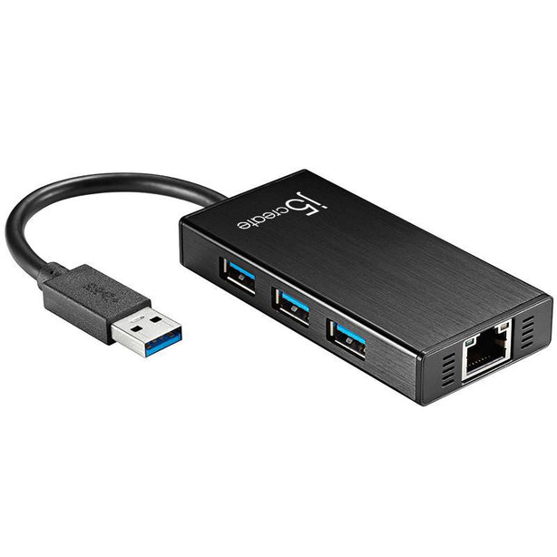 J5Create USB 3.0 Gigabit Ethernet+3-Port USB 3.0 Hub