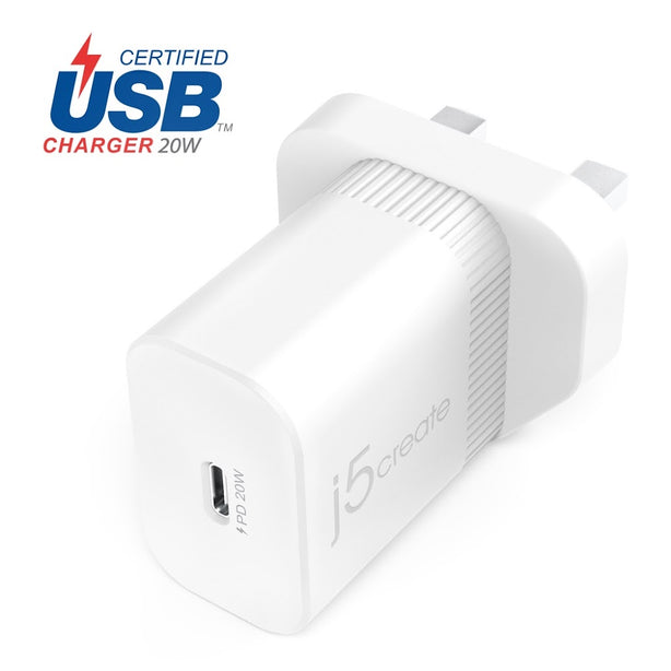 J5Create 20W PD USB-C™ Wall Charger