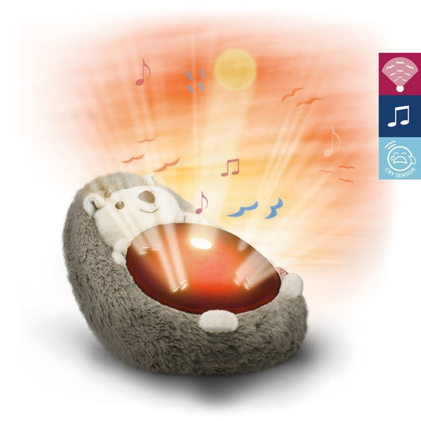 Zazu Henry the Hedgehog, Sunset Projector Nightlight with Soothing Melodies