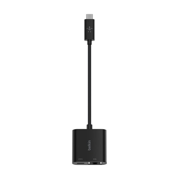 Belkin Adapter Usb-C To Gigabit Ethernet 60W Black