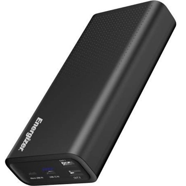 Energizer Ue20012Pq Power Bank 20000Mah Fast Charging Black