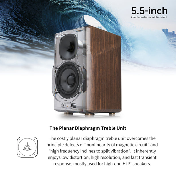 Edifier Bookshelf S2000Mkiii Hi-Res Audio Bluetooth 130W