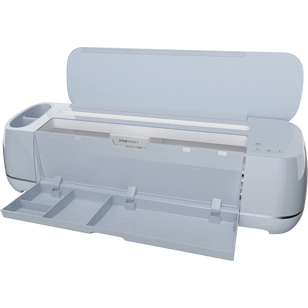 Cricut Maker 3 Smart Designer/Cutter/Personalizer Works with 300+ Materials and 13 Tools 2x Faster 10x Power 1 Year