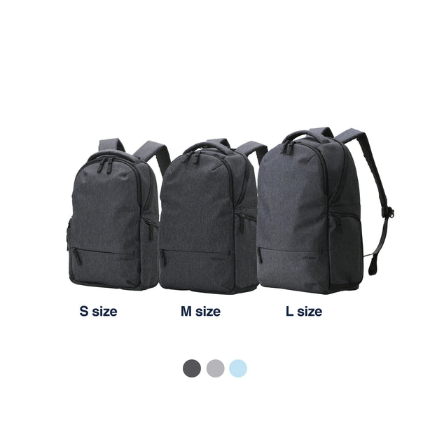 ELECOM Off Toco Backpack BM-OFBP/Laptop Backpack/Business Bag/S/M/L Size/Gray/Black/RFID Protection
