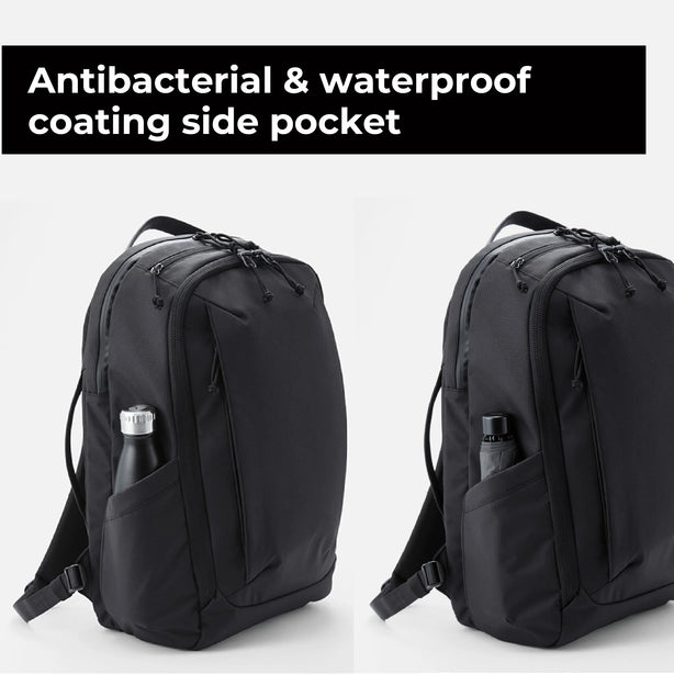 ELECOM MNL CITY Backpack/Laptop Bag/BM-MNLBP01BK/20L /Water Repellent/Large Capacity/Minimalist