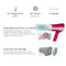 ELECOM Tescom 2 Way Nozzle Negative Ion Hair Dryer TID1100SG/High Power 1500W/2 Settings/Easy Care