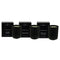 Royal Doulton Black 220g Soy Candle - Cotton Blossom / Sandalwood / White Tea & Thyme