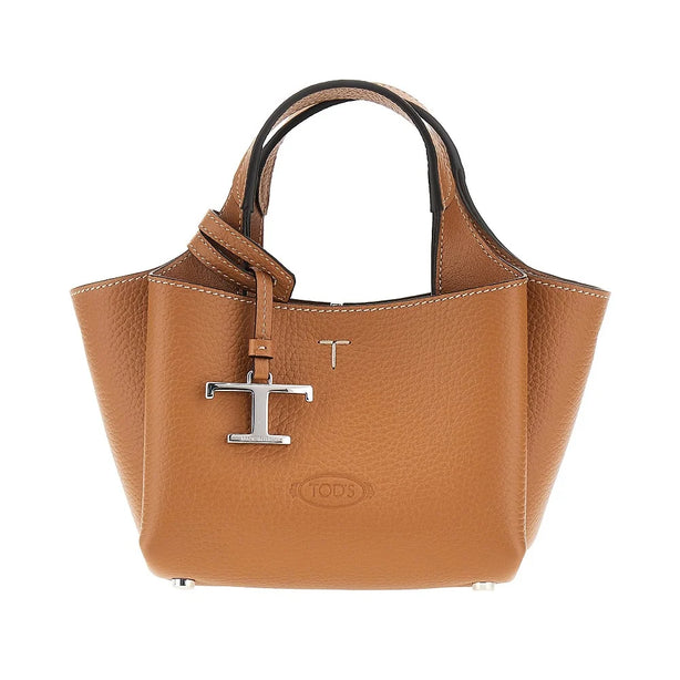 TODS Grained leather mini shopping bag