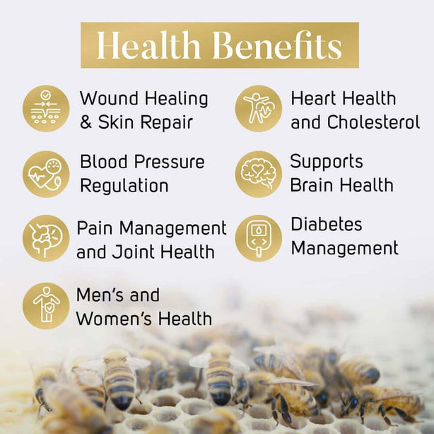 Manuka South Power Bee with Royal Jelly Propolis Bee Pollen Immunity Energy Skin