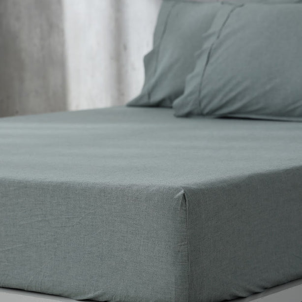 Luxe Cotton Vintage Fitted Sheet Set Heritage Collection by Robinsons