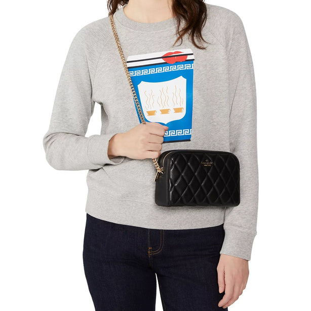 Kate Spade Carey Chain Camera Bag - Black KG425