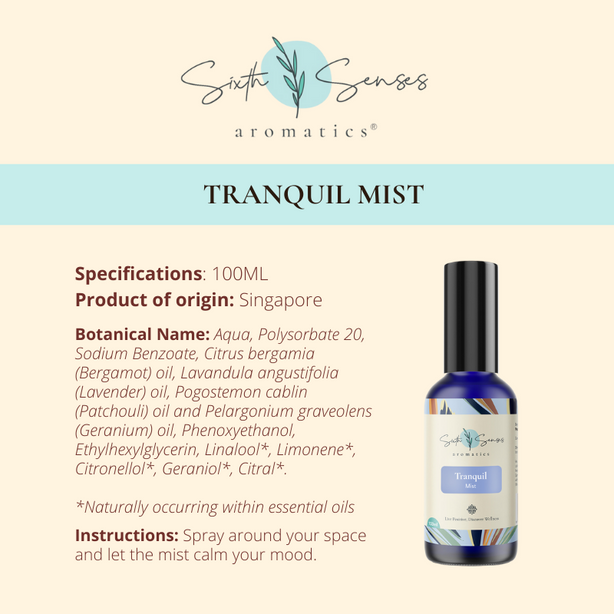 Sixth Senses Aromatics Tranquil Mist