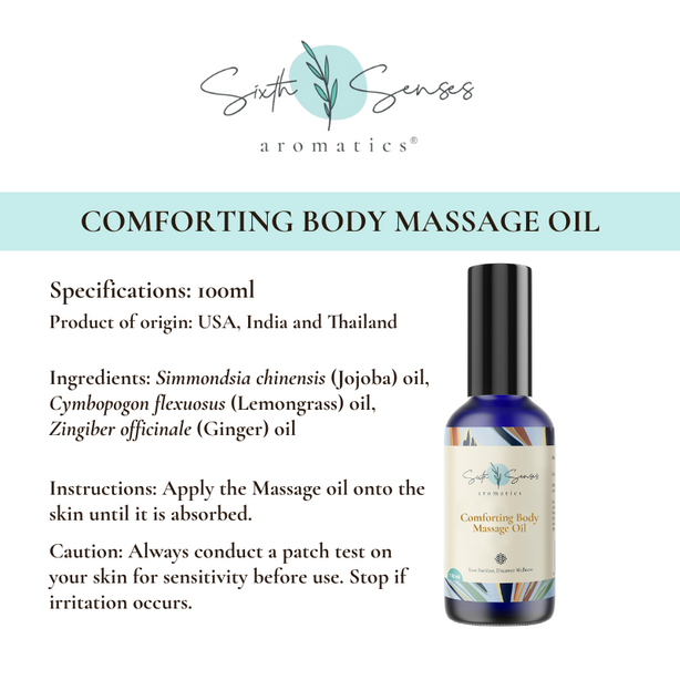 Sixth Senses Aromatics Comforting Body Massage Oil 100ml