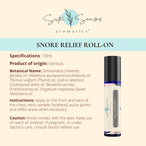 Sixth Senses Aromatics Snore-Relief Roll-On