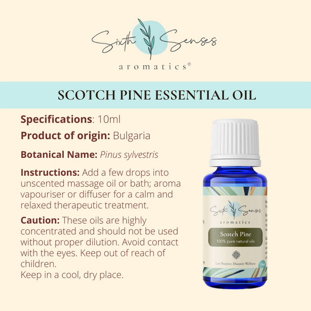 Sixth Senses Aromatics Scotch Pine essential oil