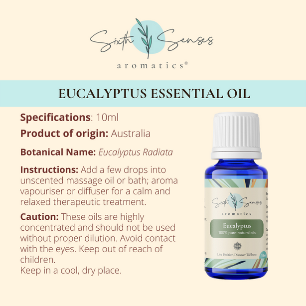 Sixth Senses Aromatics Eucalyptus essential oil