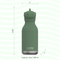 ASBV05490 ASOBU Bestie Kids Thermal Water Bottle - Dinosaur | Cute Insulated Leak-Proof Stainless Steel