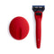 Bolin Webb X1 Matte Red Razor and Stand - Gillette Fusion 5