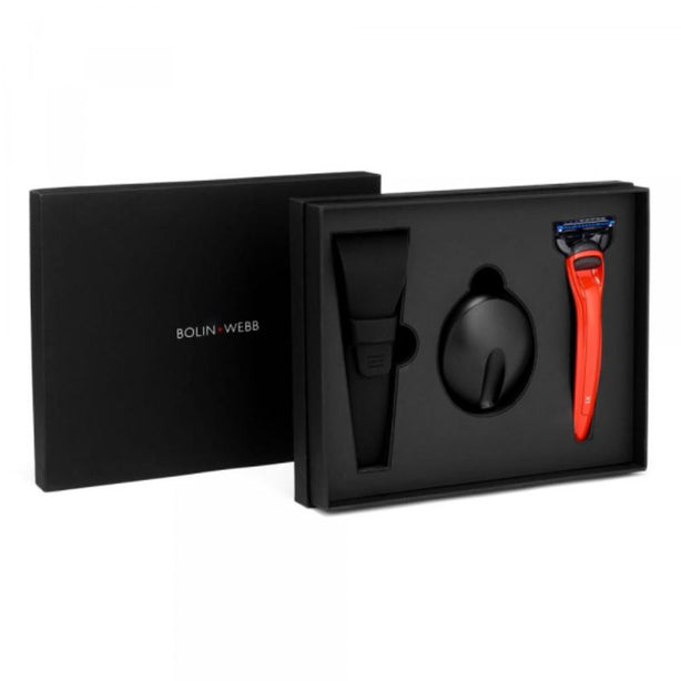 Bolin Webb X1 Cooper Red Triple Razor Set - Gillette Fusion 5