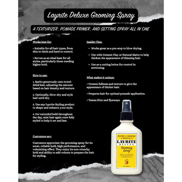 Layrite Grooming Spray Travel Size 56ml
