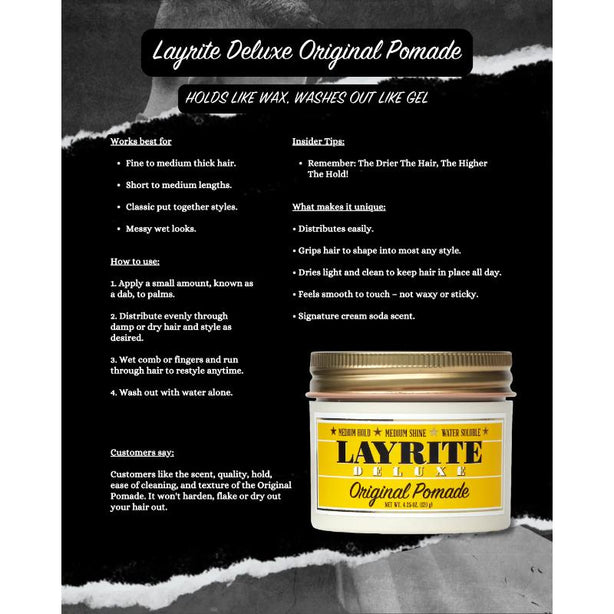 Layrite Original Pomade Travel Size 42g