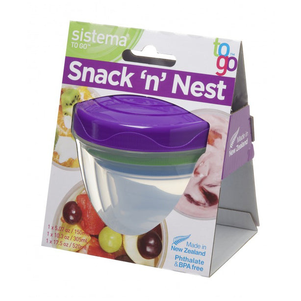 Sistema Snack & Nest 3pk To Go