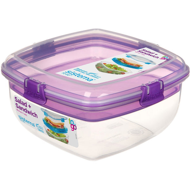 Sistema Salad + Sandwich To Go 1.63L