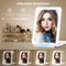 StitchesandTweed Portable Travel Makeup Mirror, Portable Ultra Slim Lighted with 10X Magnifying Mirror