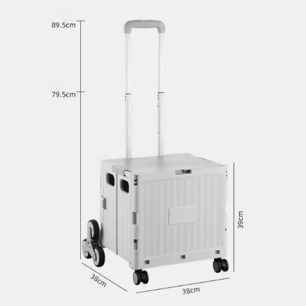 Foldable Grocery Utility Cart Trolley
